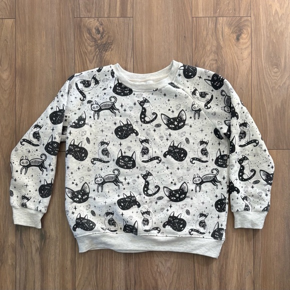 LA Soul Cats & Crystals Gray Sweatshirt Size Large - Picture 3 of 8